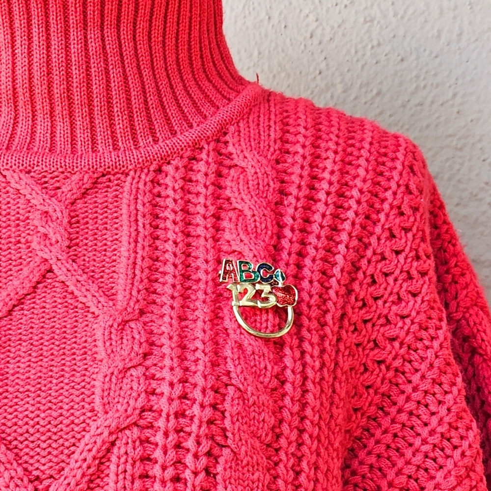 ABC 123 Teachers / Educators Brooche